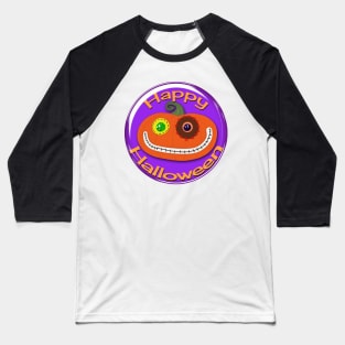 HAPPY HALLOWEEN! GOOFY PUMPKIN FACE ©Cherie's Art Baseball T-Shirt